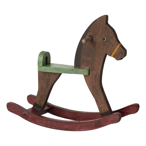 Rocking Horse, Mouse - Dark Brown