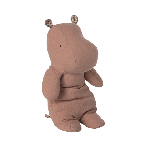 Safari Friends Hippo Medium - Old Rose