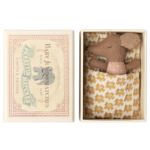 Sleepy - Wakey Baby Mouse in Matchbox Rose