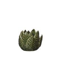 Green Nea Leaf Candle Holder