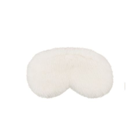 Luxury Fur Eye Mask - Off White