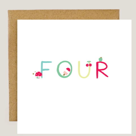 "Four" Card