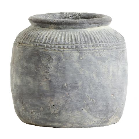 Cema Plant Pot - Cement Grey