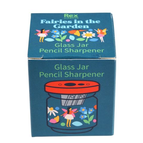 Fairies In The Garden Glass Jar Pencil Sharpener
