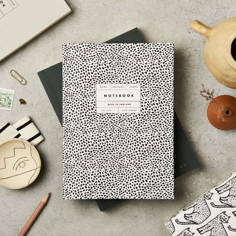 Vol 29: Animal Print Polka Lay Flat Notebook 