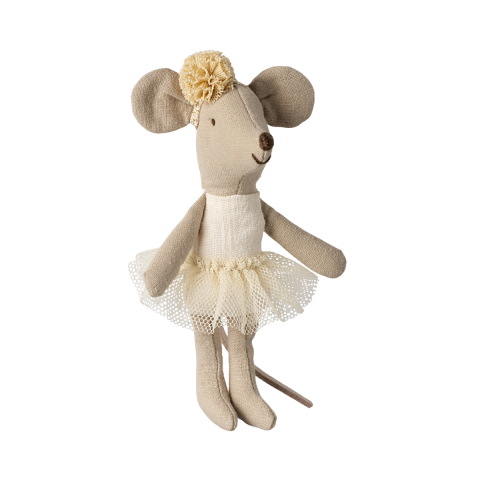 Ballerina Mouse, Little Sister - Off White