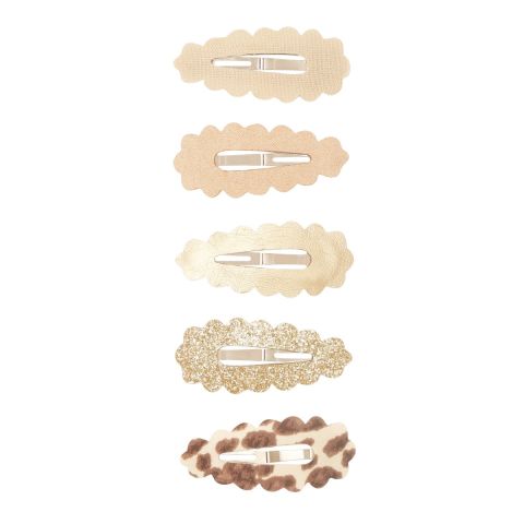 Leopard Scalloped Mini Clic Clacs