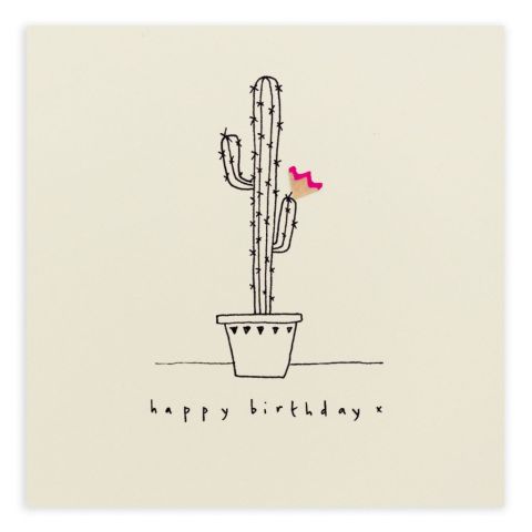 Birthday Cactus Card